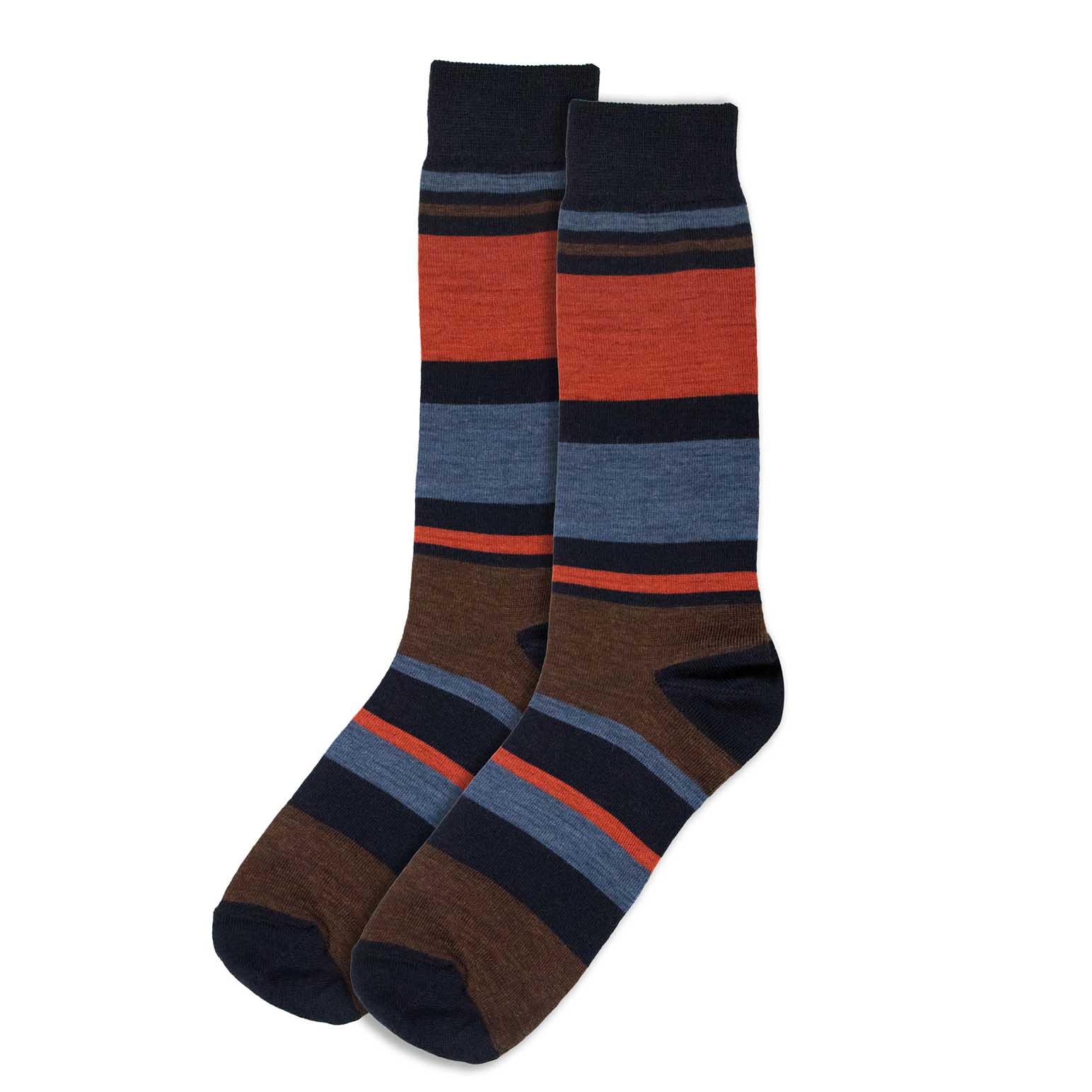 Visconti Multi Panel Stripe Socks